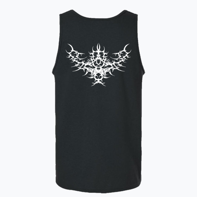 Męski Tank Top Punk Gothic z Nadrukiem – HEY HELL | 100% Bawełna 203 GSM