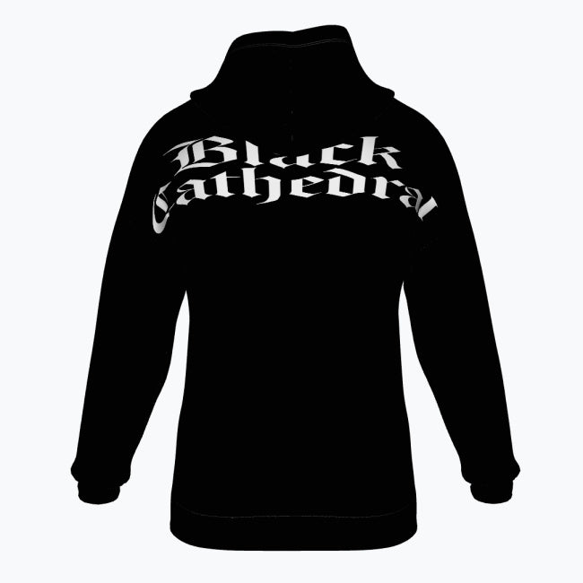 Gotycka Bluza Oversize French Terry | Black Cathedral Shadow Hoodie | Made in Poland