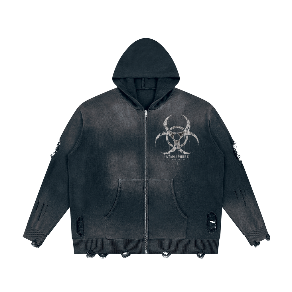 Postapokaliptyczna Bluza unisex Hoodie | The Air Killed Us | Cotton 760gsm