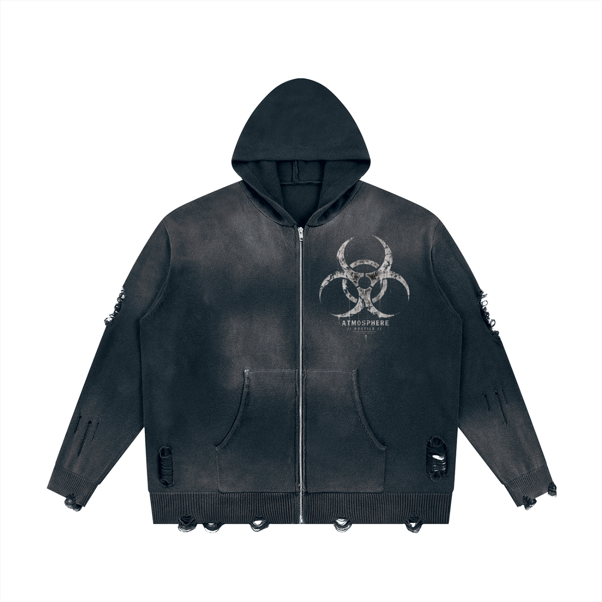 Postapokaliptyczna Bluza unisex Hoodie | The Air Killed Us | Cotton 760gsm