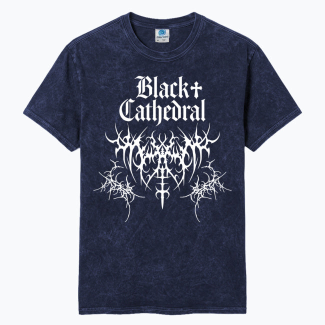 Koszulka Gotycka Black Cathedral | Ciernie Entropii | Vintage Washed Heavy Cotton