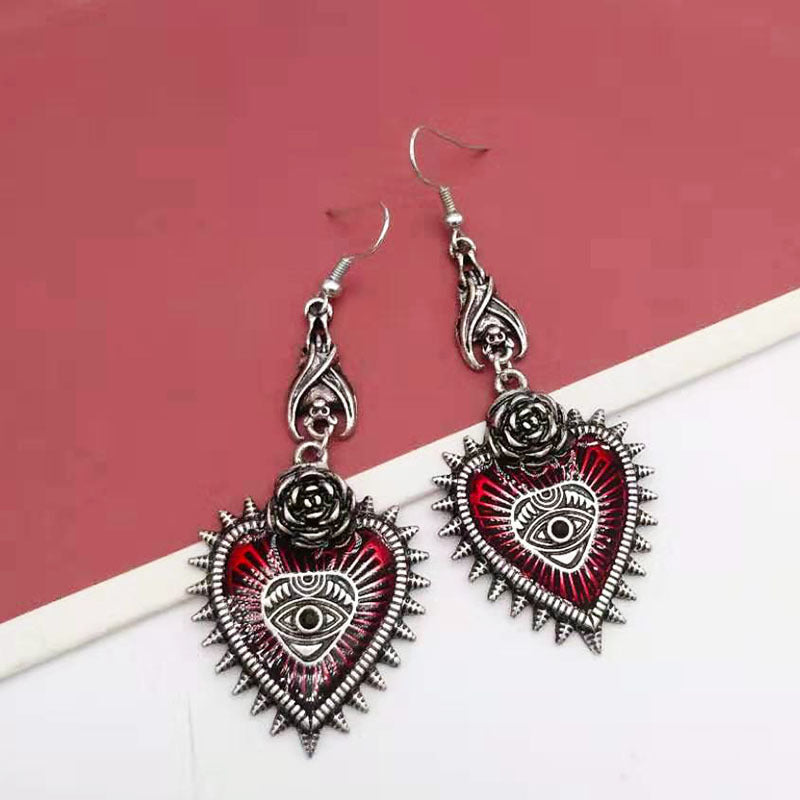 Kolczyki Lolita Pain Hearts