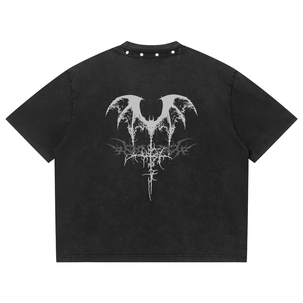 Gotycka Koszulka Unisex z Ćwiekami Vampire Dream | Heavy Cotton 285 GSM