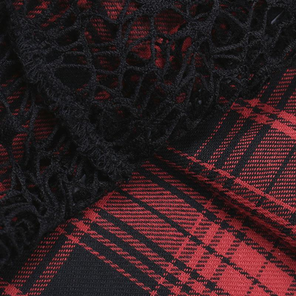 Sukienka Gotycka Mini Altgoth Tartan