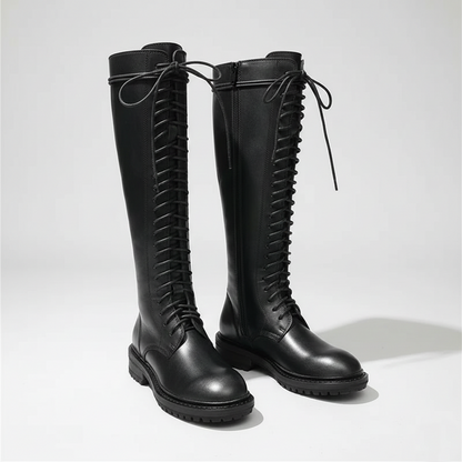 Wysokie Damskie Buty Metalowe Hells Knight Boots