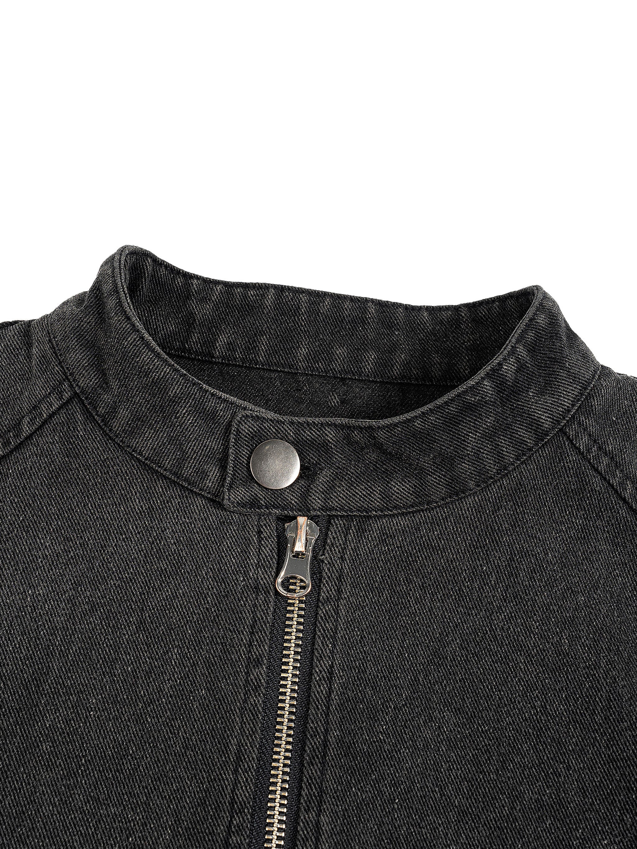 Gothic Black Denim Jacket| Wicca Dark Lady
