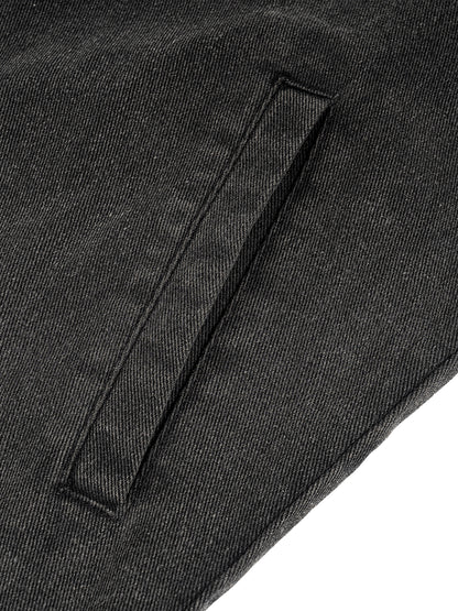 Gothic Black Denim Jacket | Night Child Y2K Gothic