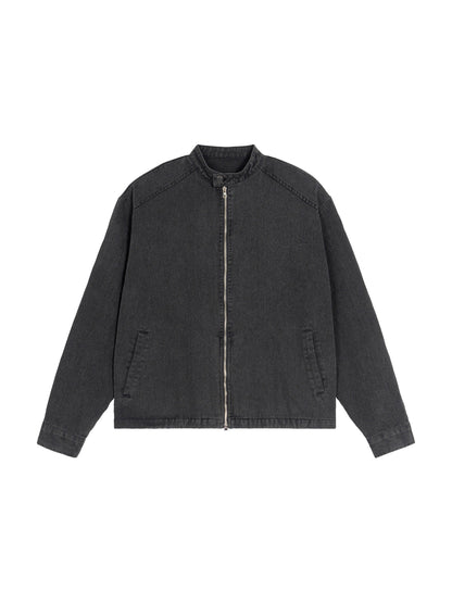 Gothic Black Denim Jacket| Wicca Dark Lady