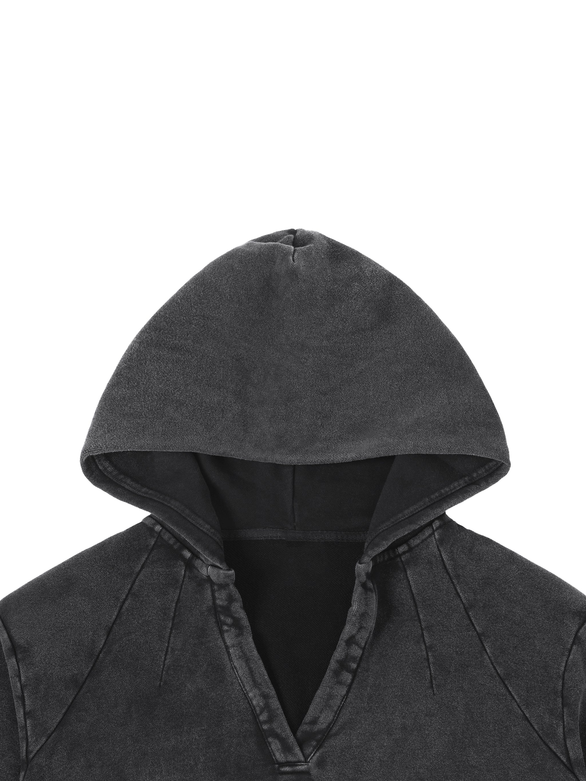 Gotycka Damska Bluza Crop | Gothic Ezoteric Tattoo Hoodie