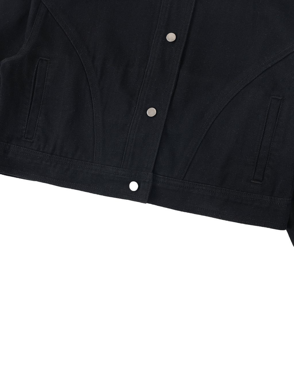 Damska Kurtka Jeansowa Gothic Crop – NIGHTCRAWLER | 100% Bawełna 420 GSM