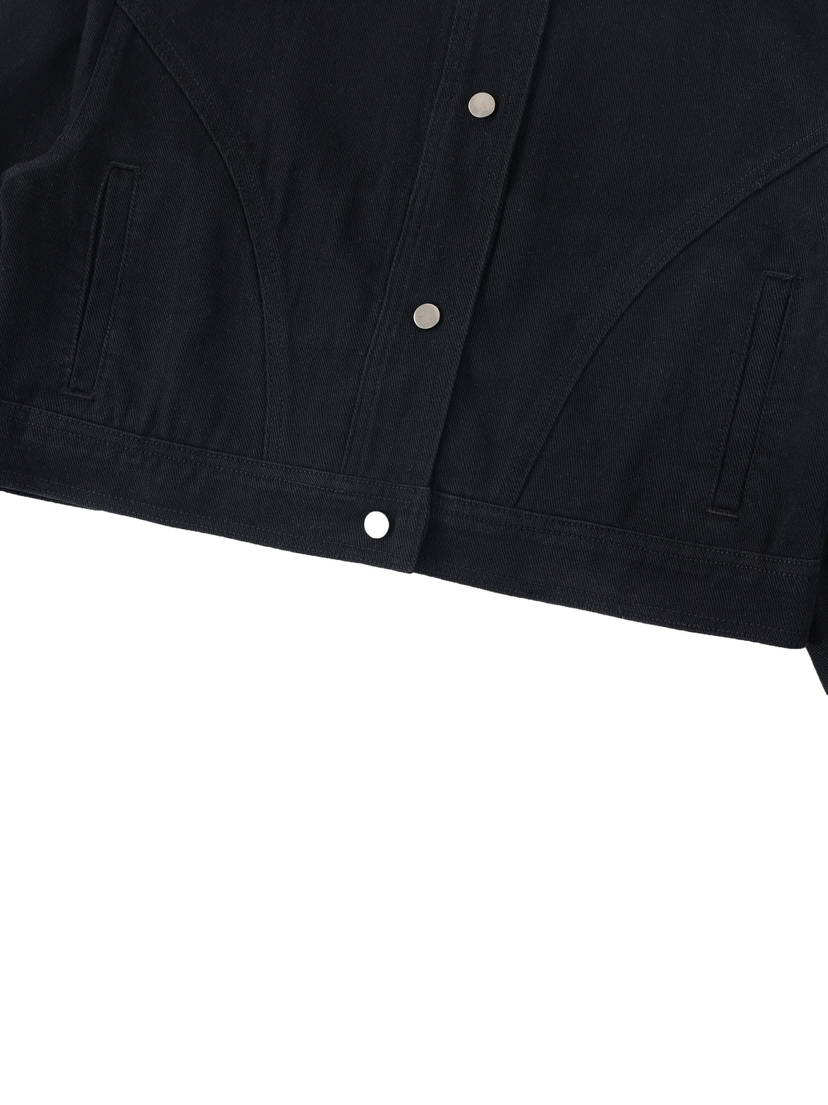 Damska Kurtka Jeansowa Gothic Crop – NIGHTCRAWLER | 100% Bawełna 420 GSM