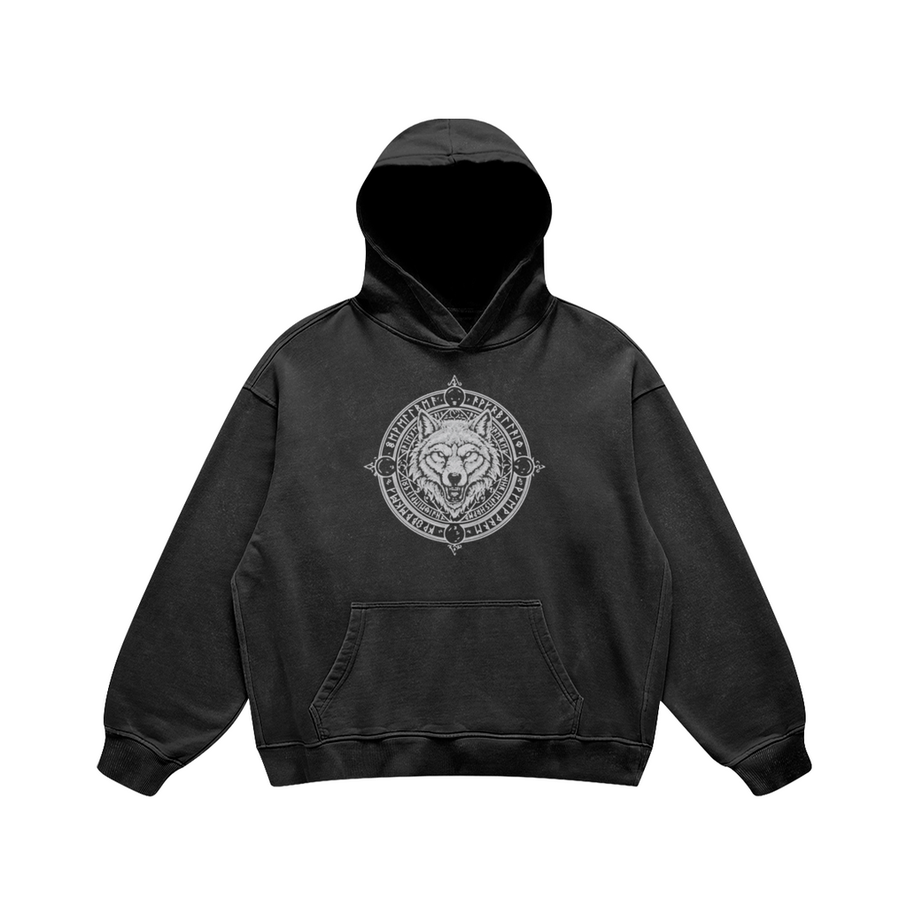 Bluza Gotycka slavic Goth Wolf Czarna 