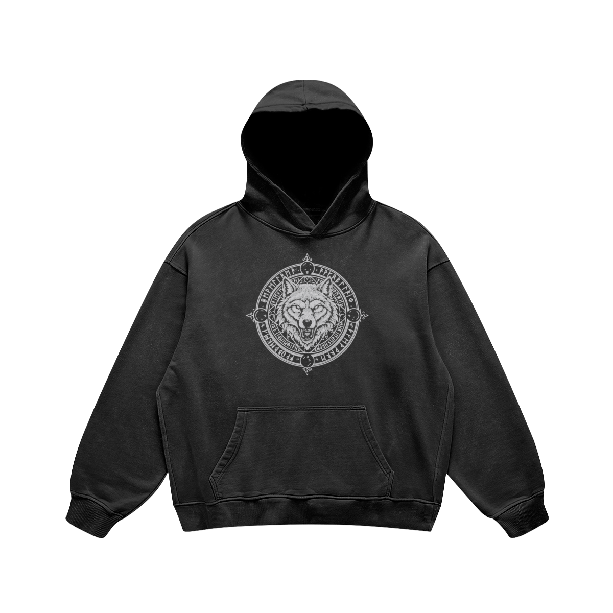 Bluza Gotycka slavic Goth Wolf Czarna 