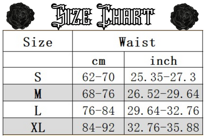 Gotycka Spódniczka z koronką