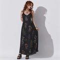 Sukienka Witchwood Ritual | Gothic Witchcore Maxi Dress